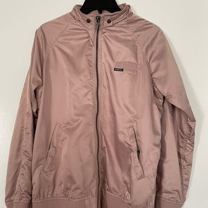 Members only light pink bomber jacket